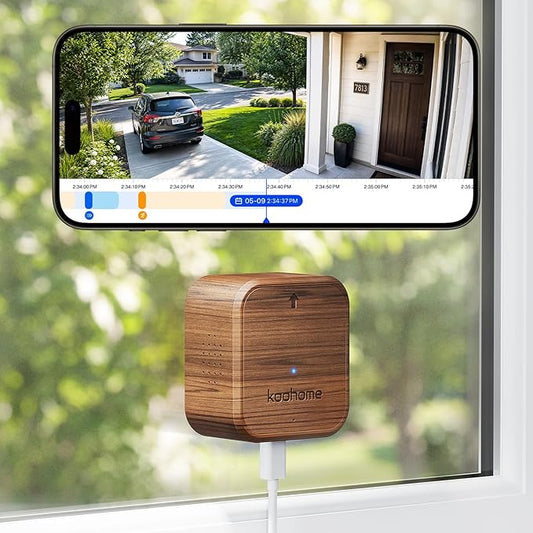 5MP 3K Window Camera for Indoor & Outdoor Home Security, Magnetic Mount by Unknown