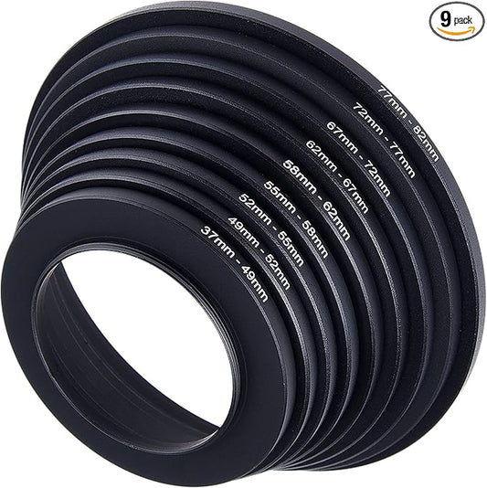 Step Up Lens Filter Adapter Rings by CamKix