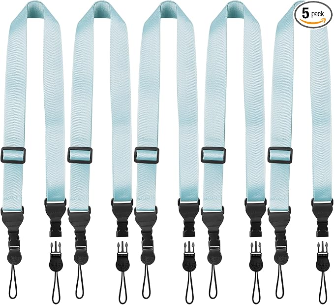 FIEIL 5 Pack Nylon iPad Strap, Adjustable Camera Neck Strap, Comfortable by FIEIL