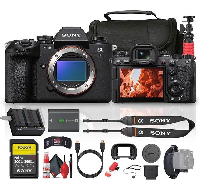 Sony Alpha a1 II Full-Frame Interchangeable Lens Mirrorless Camera + 64GB by Amazon+Renewed