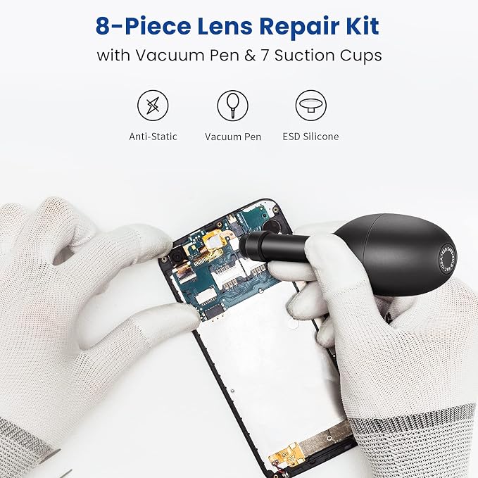 NEEWER 8-in-1 Lens Sucker Kit, IC Pick Up Vacuum Suction Pen - Image 4