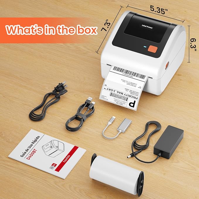 Bluetooth Thermal Shipping Label Printer - Image 9
