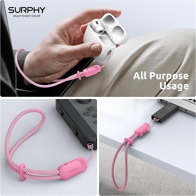 SURPHY 2 Pack Phone Lanyard for Cellphone Case, Phone Wrist Strap for Case - Image 6