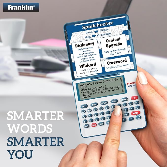 Franklin MDE-1200 Electronic Dictionary and Thesaurus – English Dictionary - Image 2
