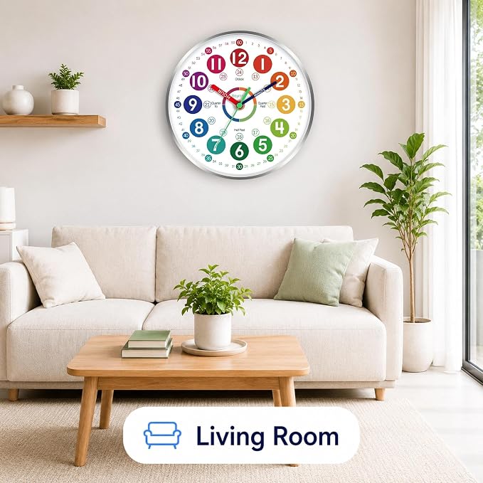 Roymnie Wall Clock for Kids Learning - Image 7