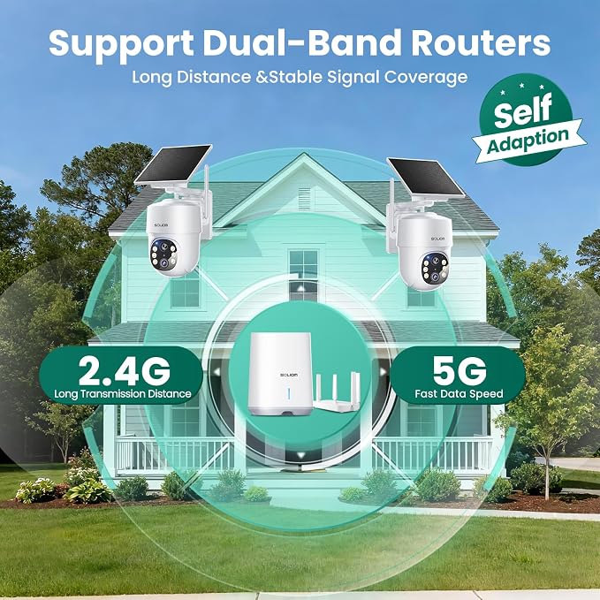 SOLIOM- 5MP Security Cameras Wireless Outdoor, No Subscription & Solar Powered - Image 8