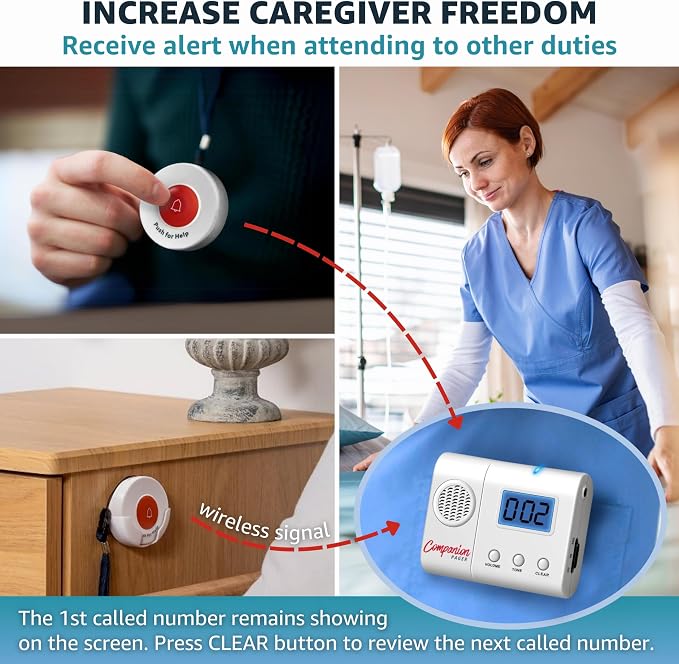 Caregiver Pager Wireless Call Buttons - Image 2