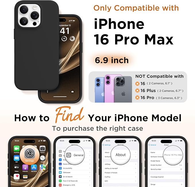 GolbinBox Magnetic for iPhone 16 Pro Max Case, Compatible - Image 2