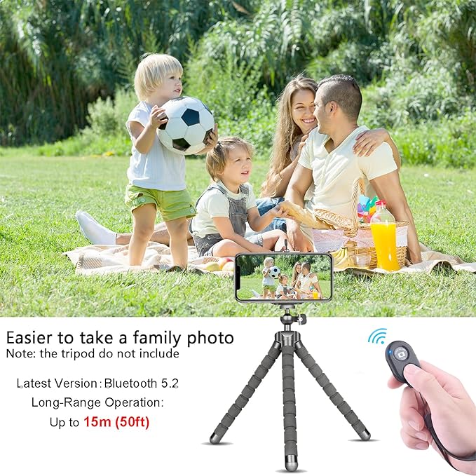 Wireless Remote Shutter for Cellphones and Tablets, AOQIYUE Wireless Remote for - Image 6
