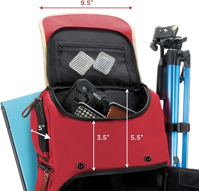 GOgroove Camera Backpack Bag Professional - Image 6