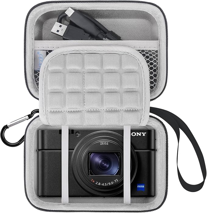 Lacdo Camera Carrying Case for Sony RX100 VII/ RX100 VI/ RX100 V/ RX100 IV/ by Lacdo
