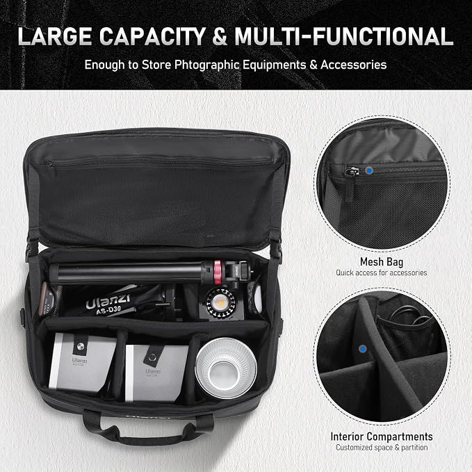 ULANZI Carrying Bag with Movable Foam Padded - Image 3