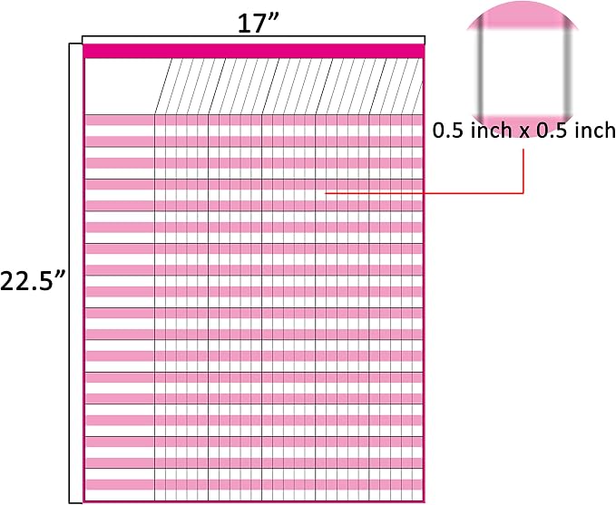 Youngever 6 Pack Multi-Color Laminated Dry Erase Incentive Chart - Image 3