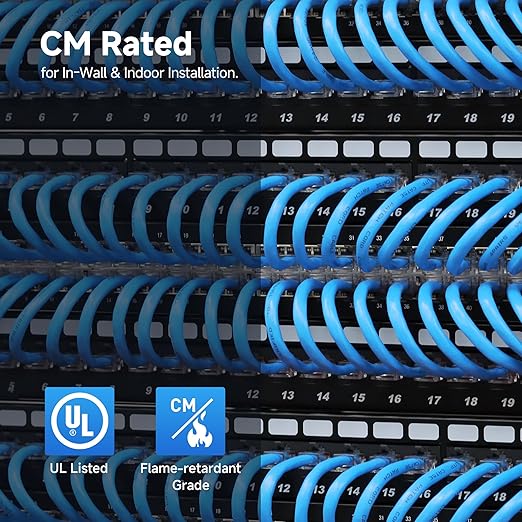 Cable Matters 10Gbps in-Wall Rated 23AWG Bare Copper Shielded Cat 6A Cable - - Image 7