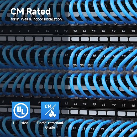 Cable Matters 10Gbps in-Wall Rated 23AWG Bare Copper Shielded Cat 6A Cable - - Image 7