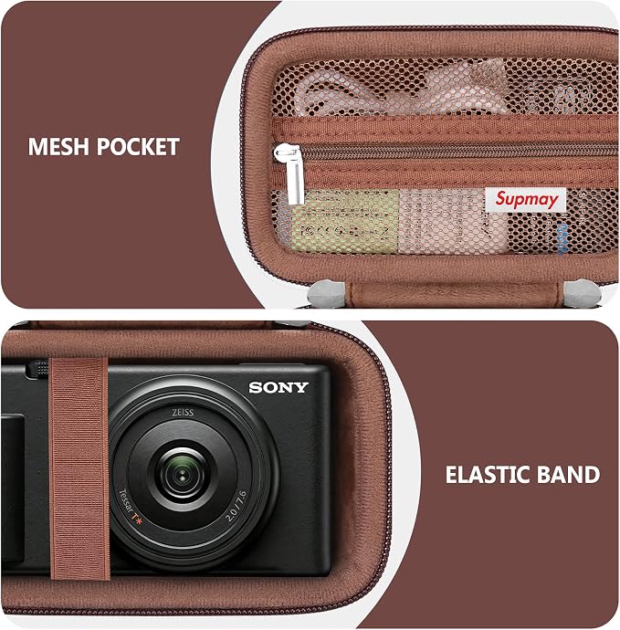 Hard Travel Case for Sony ZV-1F / ZV-1 / ZV-1 II Digital Camera, Vlogger Camera - Image 4