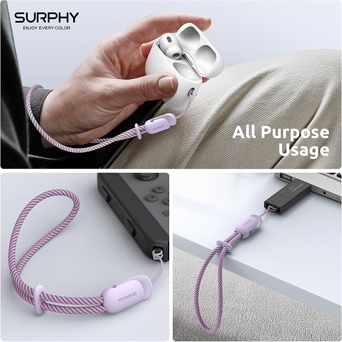 SURPHY 2 Pack Phone Lanyard for Cellphone Case, Phone Wrist Strap for Case - Image 6