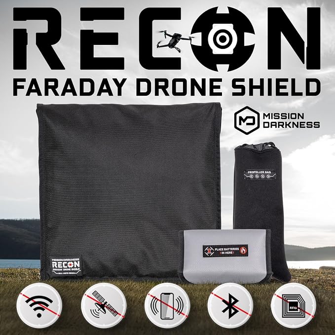 Mission Darkness Recon Faraday Drone Shield // Military-Grade RF Shielding - Image 2
