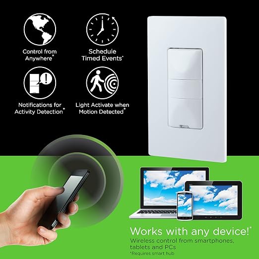 Enbrighten Z-Wave Smart Motion Sensor Light Indoor, Vacancy/Occupancy Sensor - Image 5