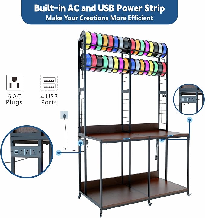 Upgraded Dual 3D Printer Stand - Image 3