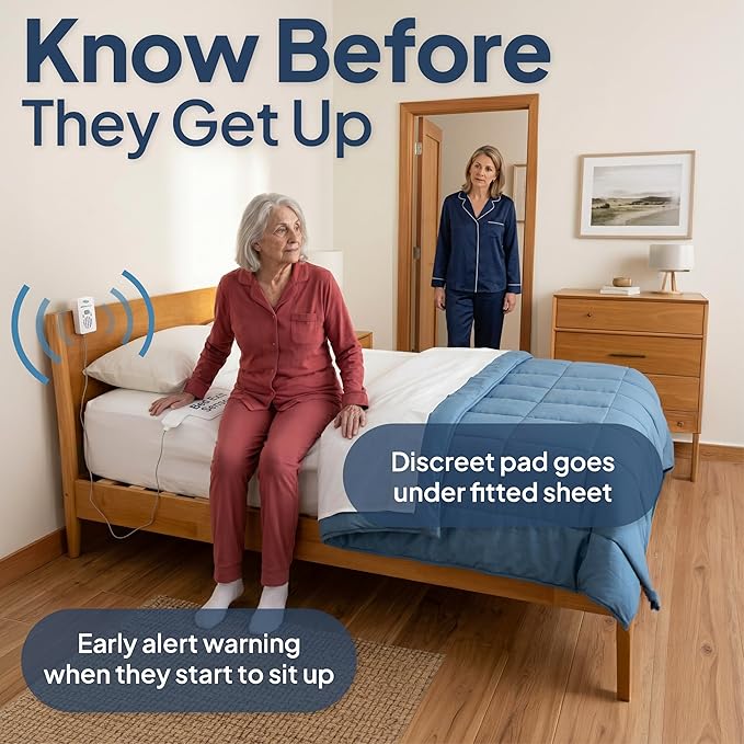 Smart Caregiver Bed Alarm for Elderly Adults – Fall Prevention System - Image 2