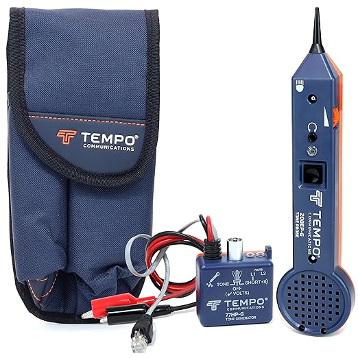 TEMPO Communications 701K-G Wire Tracer Electrical, Tone Generator and Probe Kit by TempoCommunications-TestandMeasurementTools