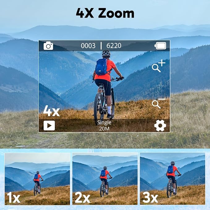 AKASO V50X Native 4K30fps WiFi Action Camera - Image 5