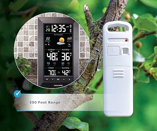 AcuRite Digital Vertical Weather Forecaster, Reverse Color - Image 3