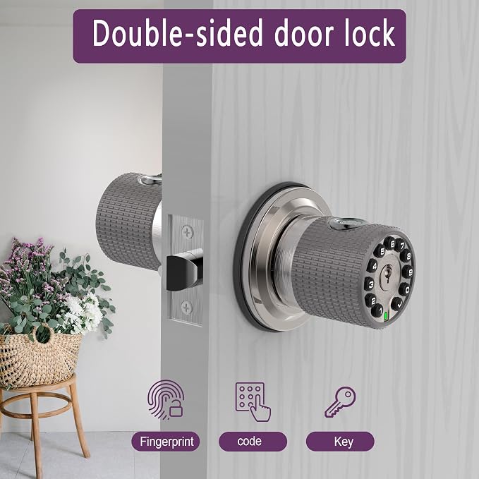 BOTHSTAR Double Sided Keyless Door Knob Lock - Image 2
