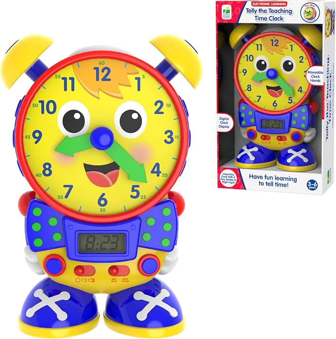 The Learning Journey Telly the Teaching Time Clock – Interactive Analog & - Image 2