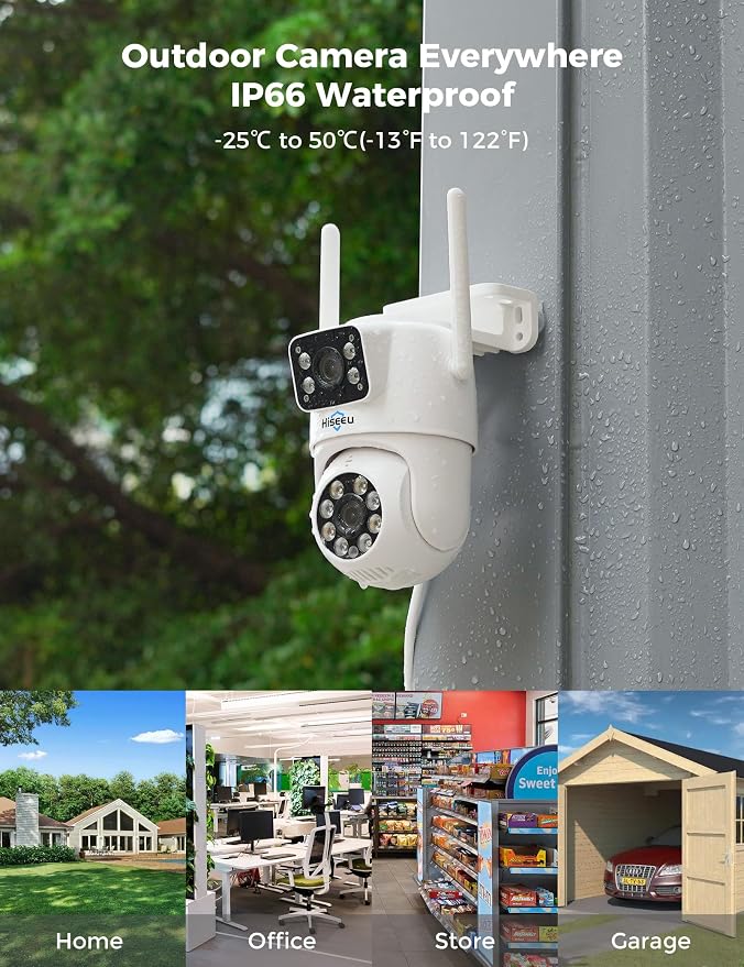 Hiseeu Wireless Security Cameras Outdoor, 5G & 2.4G WiFi Pro, Wireless Home - Image 9