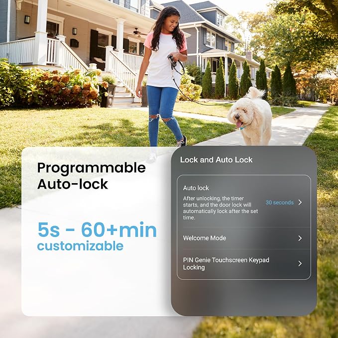 Lockly Secure Pro Smart Lock Wi-Fi, Keyless Entry Digital Keypad Door Lock - Image 6