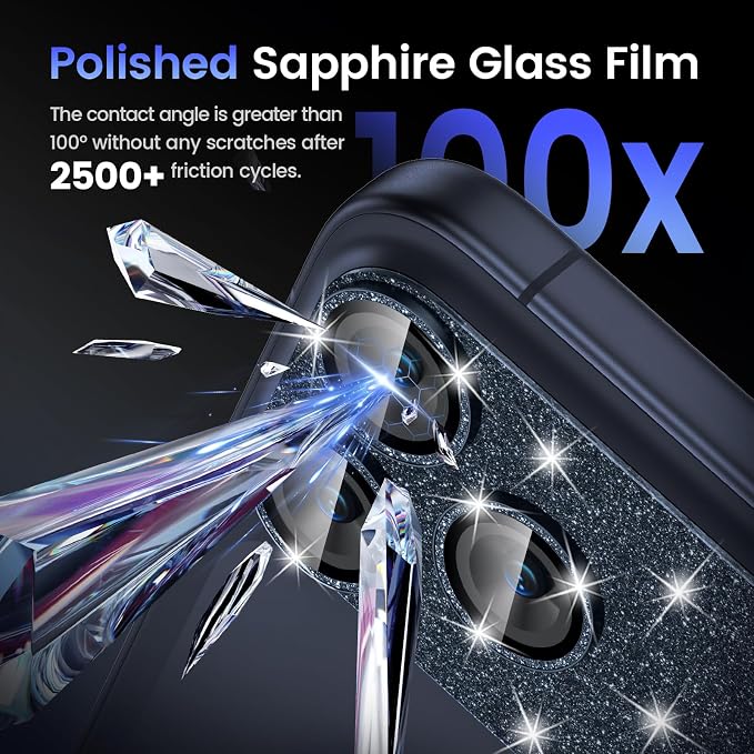 Tensea for iPhone 17 Pro Camera Lens Protector, Metal Aluminum Alloy Tempered - Image 6