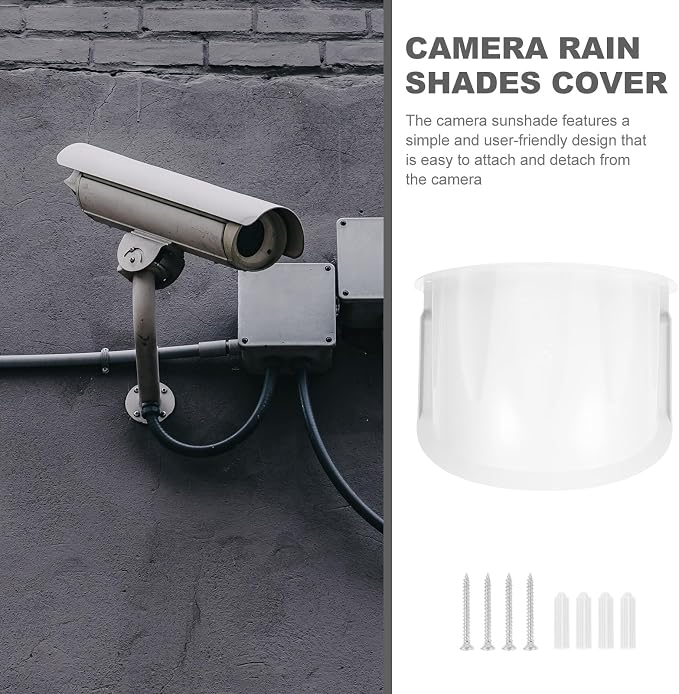 HOMSFOU Outdoor Camera Rain Cover Weatherproof Protective Roof Shield Sun Shade - Image 7