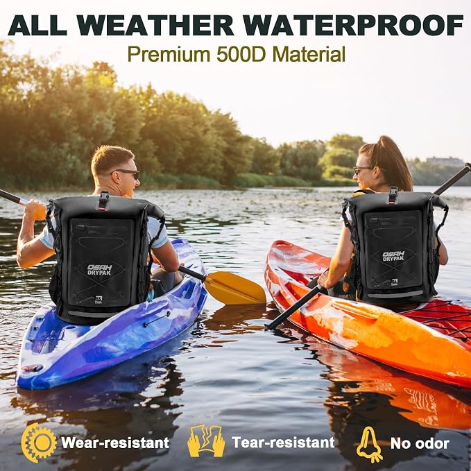 OSAH DRYPAK Waterproof Backpack Dry Bag 35L/55L/85L – Heavy Duty Roll-Top - Image 7