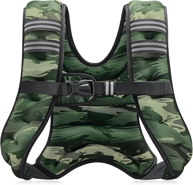 ZELUS Weighted Vest, 6lb/8lb/12lb/16lb/20lb/25lb/30lb Weight Vest by ZELUS