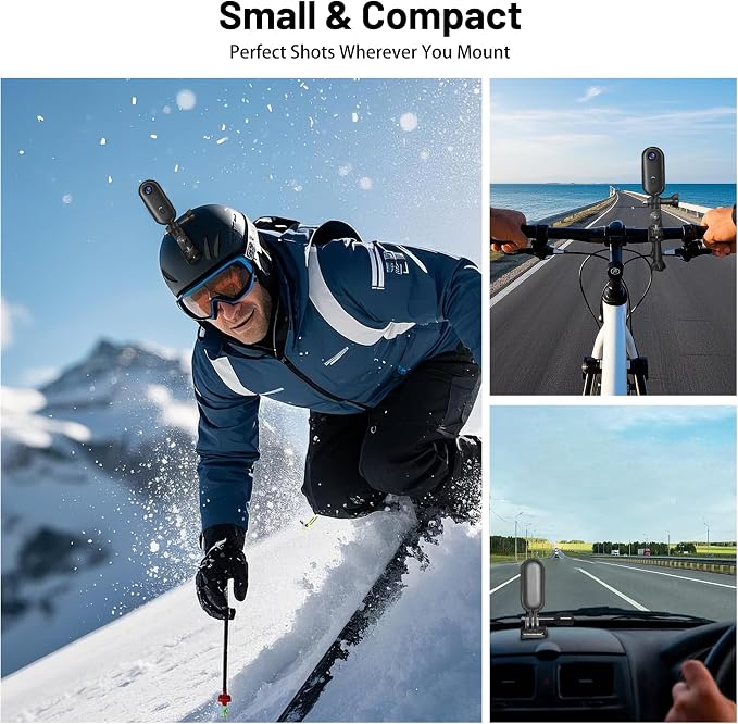 4K Mini WiFi Action Camera 32GB Thumb POV Portable Body Cam Wearable Video - Image 5