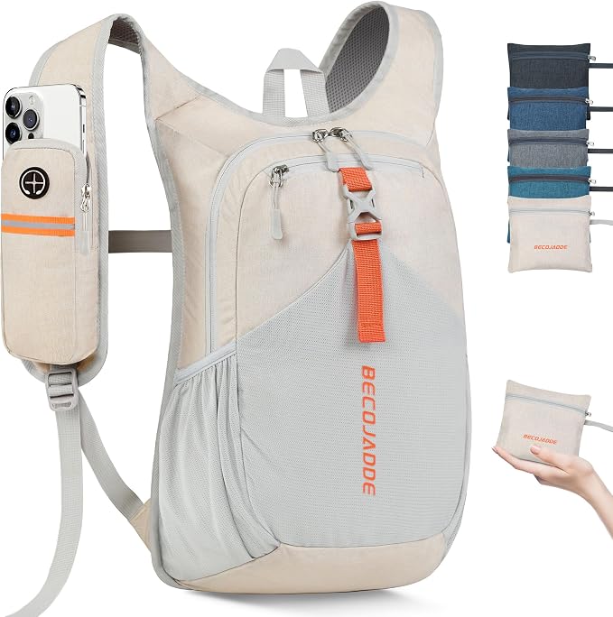 BECOJADDE 15L Small Hiking Backpack by BECOJADDE