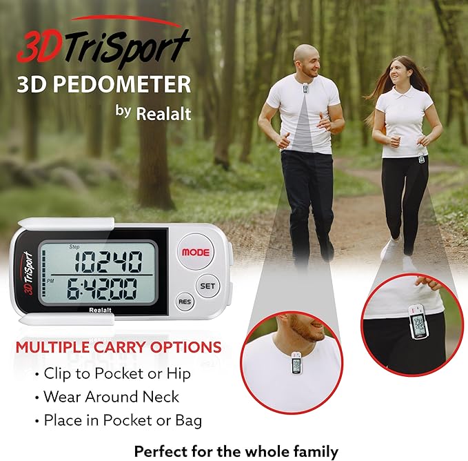 Realalt 3DTriSport 3D Walking Pedometer - Image 5