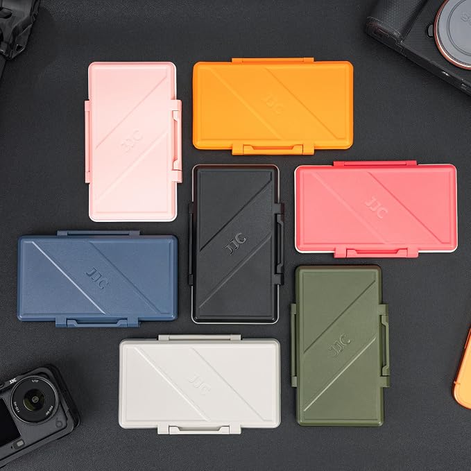 Green 36 Slots Memory Card Case Water-Resistant Anti-Shock Memory Card Wallet - Image 5