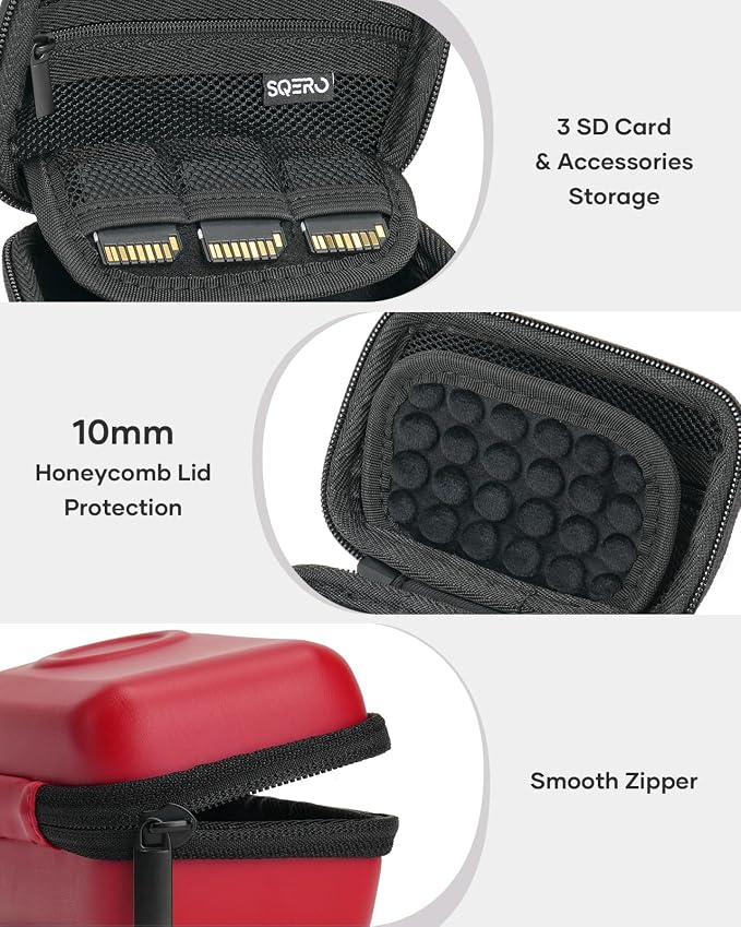 SQERO Digital Camera Case for KODAK PIXPRO FZ45 FZ55 & CAMKORY 1080P - Image 4