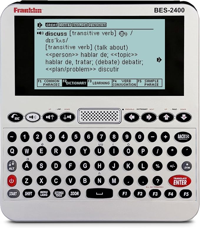 Franklin BES-2400 Talking Bilingual Dictionary English by Unknown