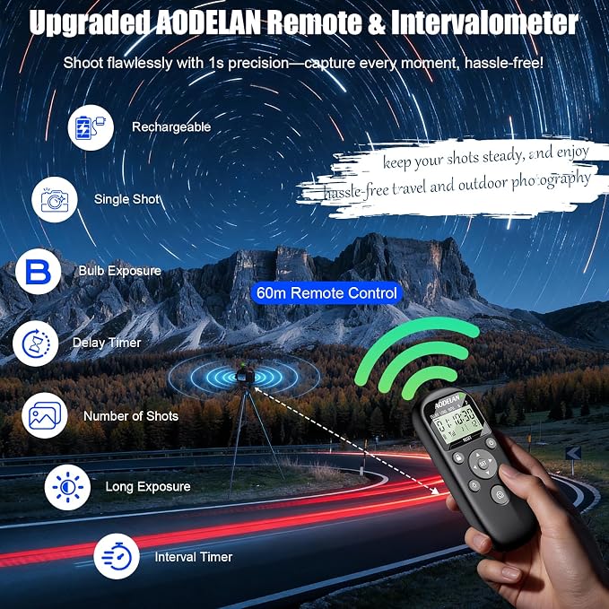 for Sony Cameras Wireless Rechargeable Timer Shutter Release Remote Control - Image 2