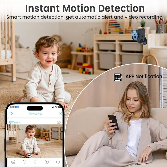 vebiliki Security Camera, 4K WiFi Camera - Image 6
