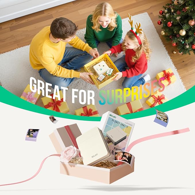 Nelko PP01 Instant Smartphone Photo Printer, Portable Mini Color Wireless - Image 6