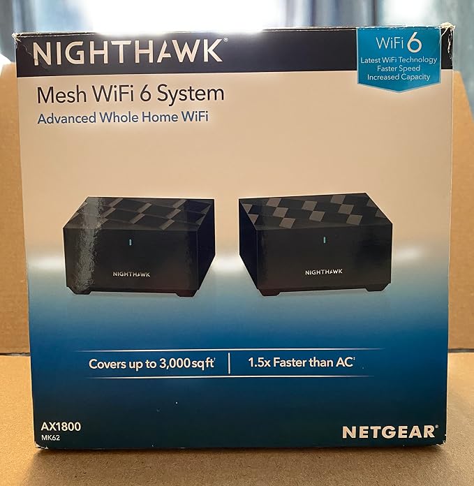 NETGEAR Nighthawk Whole Home Mesh WiFi 6 System by NETGEAR