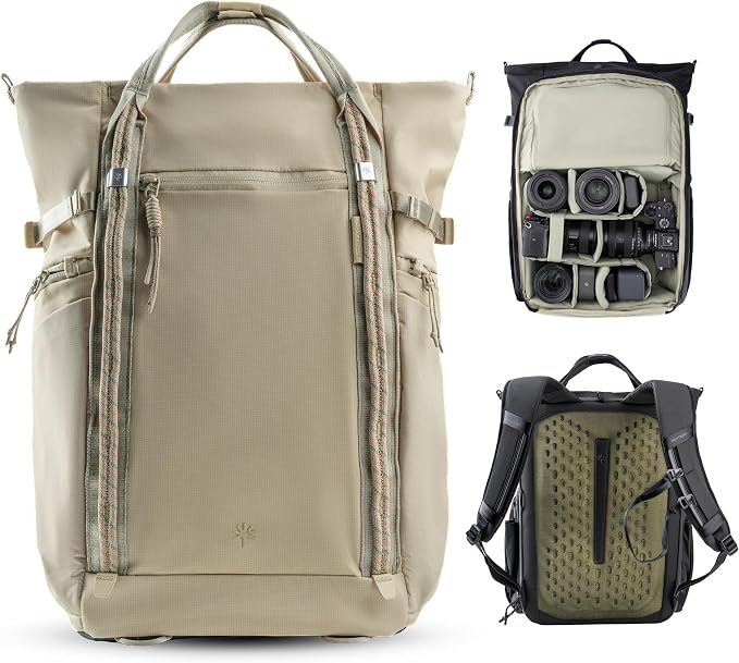 PGYTECH OneGo Roamer Tote Camera Backpack, 25L Water-Resistant Dual Carry Tote by PGYTECH-US