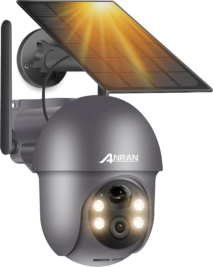 ANRAN 5MP Security Cameras Wireless Outdoor, Solar Camera Wireless by ANRAN
