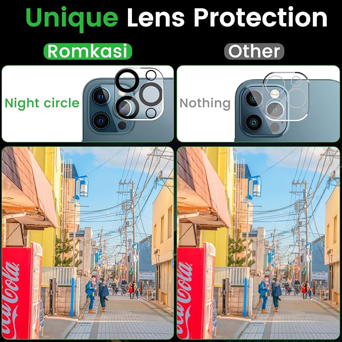 Romkasi 3 Pack Privacy Screen Protector - Image 6