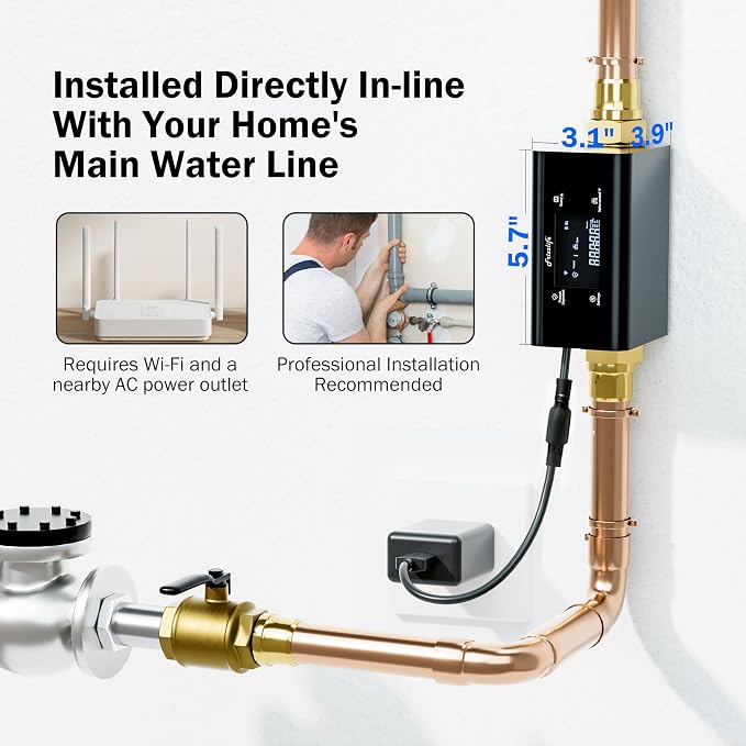 Frizzlife LP365-P Smart Water Monitor and Automatic Shutoff - Image 5